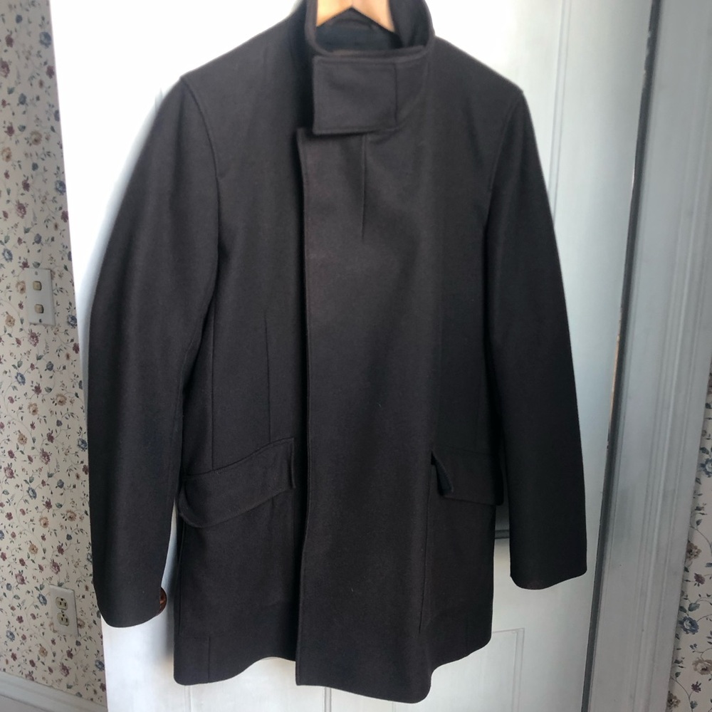 Reiss Dark Brown Trench Coat